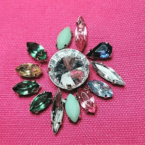 Harper Pink Short Sleeved Jewel Embellished Top Size M